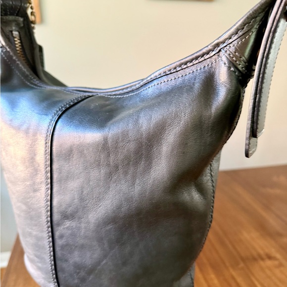 Coach Bleeker Tattersall Bottle Green Duffle 11422 - Picture 1 of 14